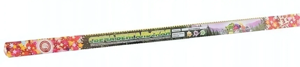 Свеча бенгальская 300 мм (3шт) Уральские самоцветы (фиолет., жёлт., зелён.) 1/45/3