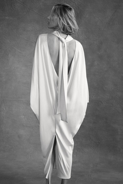 ZARA АТЛАСНАЯ ТУНИКА ZW COLLECTION LIMITED EDITION, КАВА