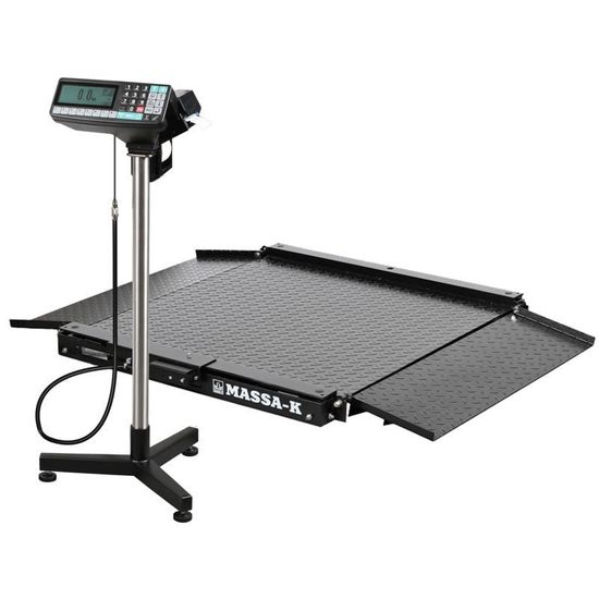Весы пандусные МАССА-К 4D-LA-10/10-1500-RP с печатью этикеток