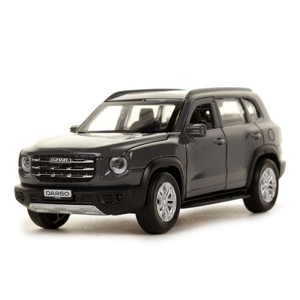 Модель ин. мет. "Haval Dargo" 12см, дв, багаж, темно-серый, в коробка DARGO-12-GY (Технопарк)