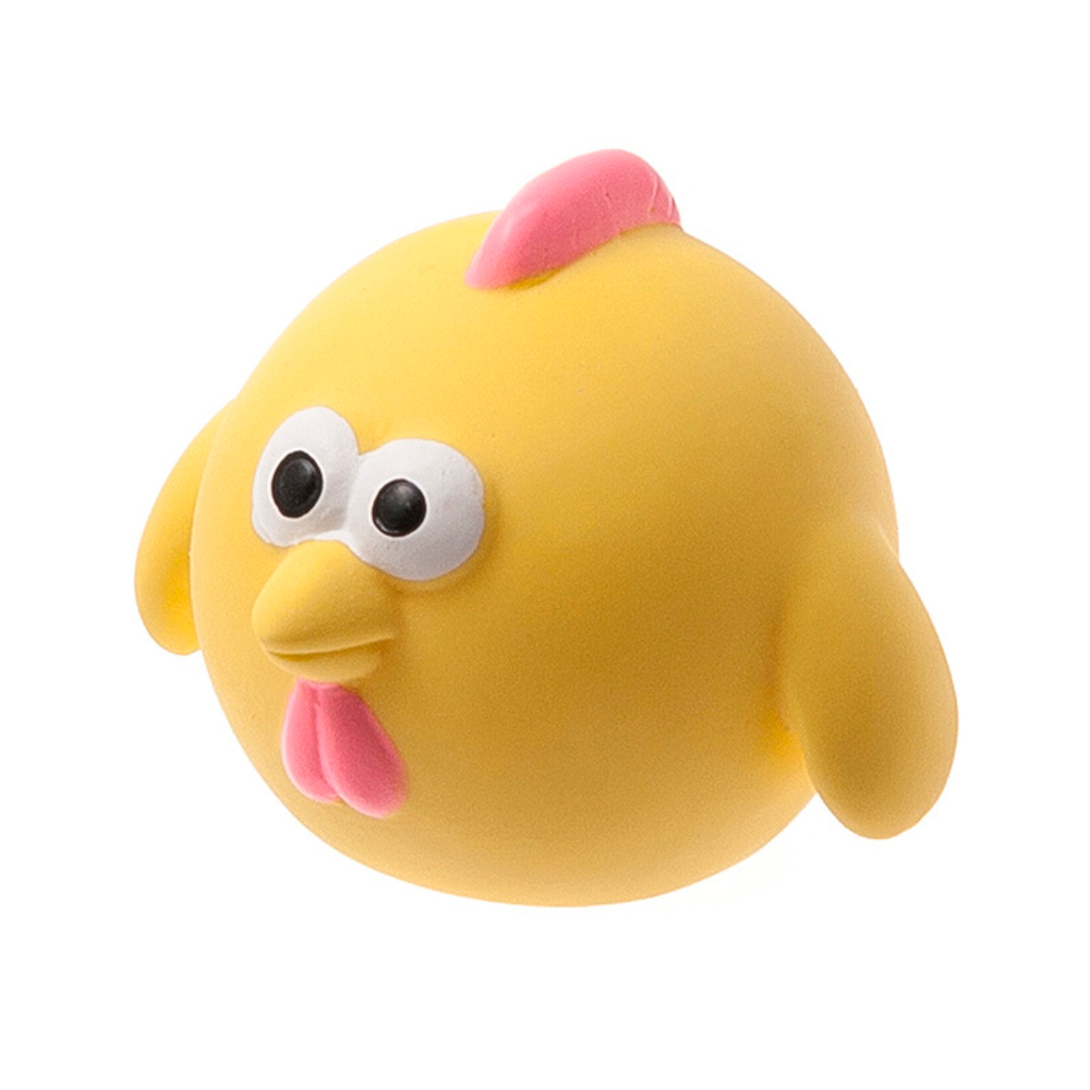 Игрушка латекс "Мяч-Цыпленок" 5 см