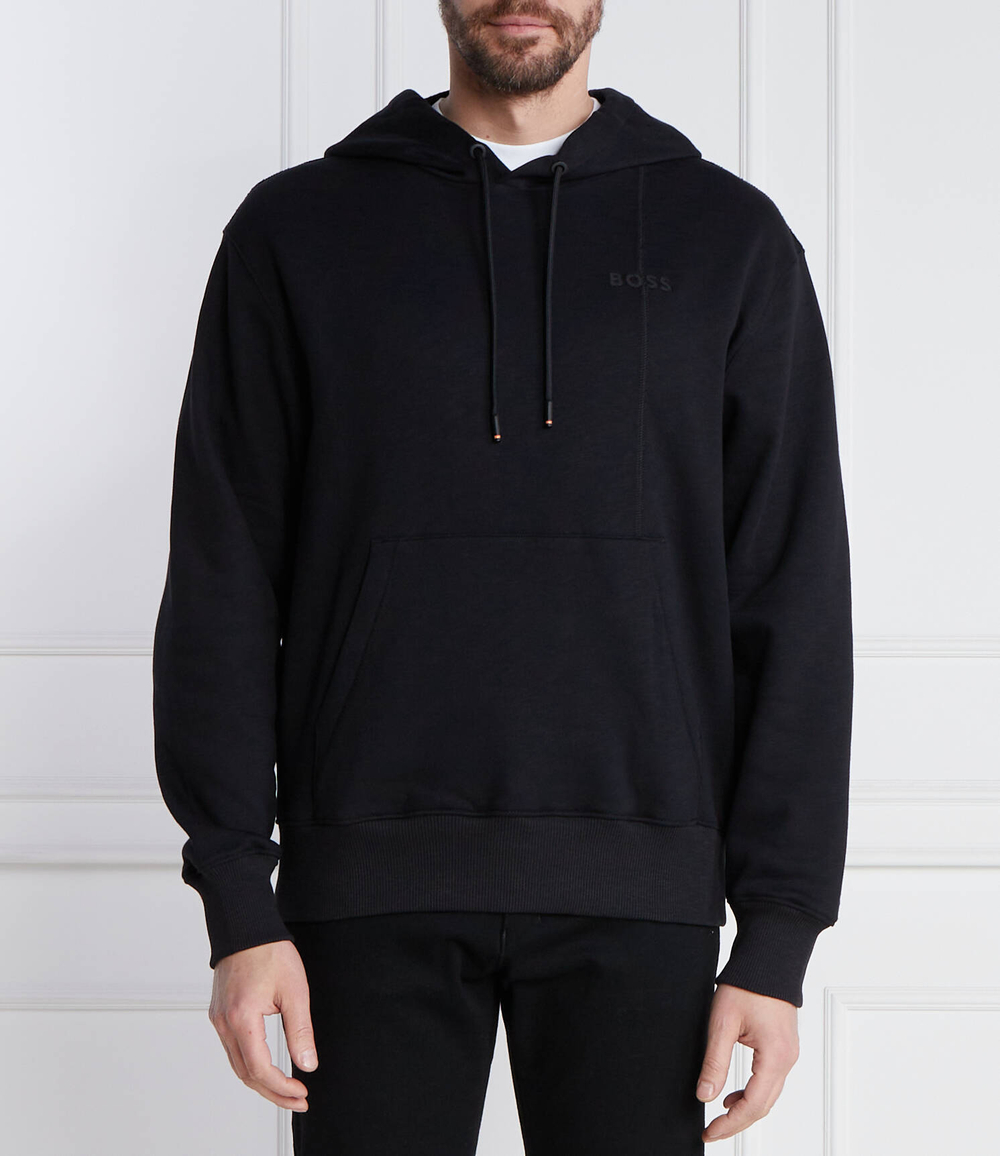 Худи We_Patchwork BOSS ORANGE - черный(50511043)