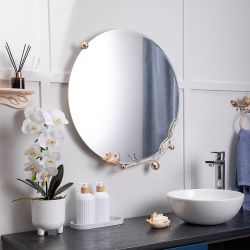 Зеркало настенное Терра Бранч Айвори Мраморное золото