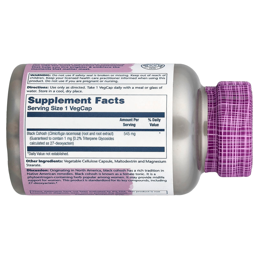 Solaray, воронец кистевидный, 545 мг, 120 растительных капсул