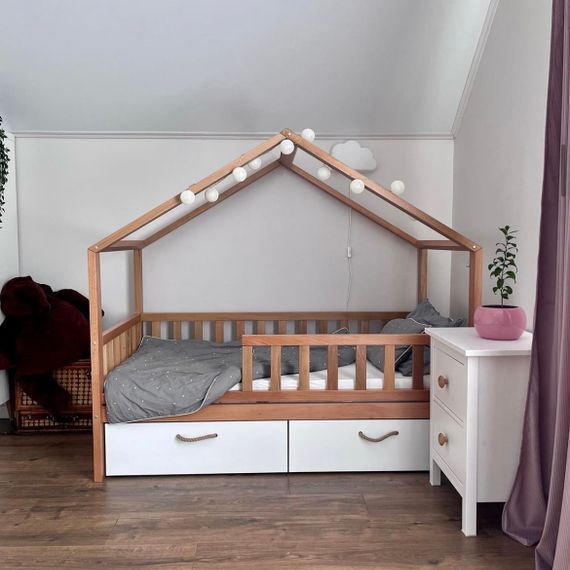 Детская кроватка Рози (Rozi) из массива бука