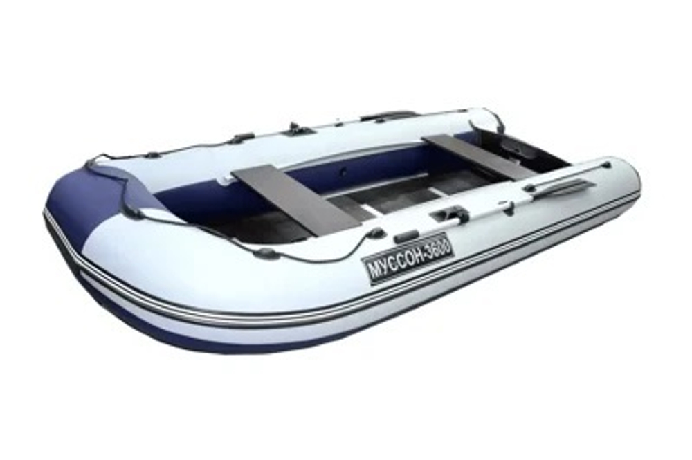 Лодка ПВХ МУССОН M-3600 СК + 2х-тактный лодочный мотор Фрегат 30FHS