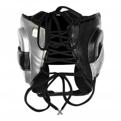 Шлем боксерский Clinch Punch 2.0 черно-серебристый C145