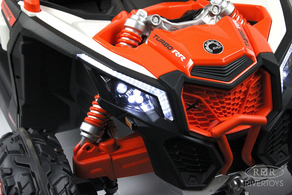 Детский электромобиль RiverToys BRP Can-Am Maverick Y111YY оранжевый