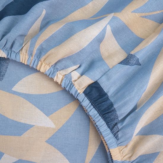 Простыня на резинке  Влада,  140x200х30 см. , бязь  DOMTEKC