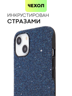 Чехол BROSCORP для Apple iPhone 13 оптом (арт. IP13-CRYSTAL-BLUE)