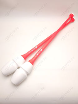 Булавы Chacott 41 см 050.White х Light Orange