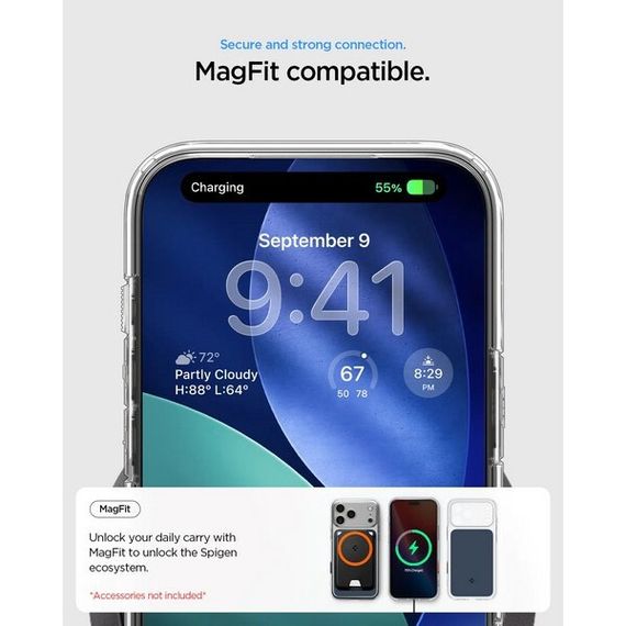 Чехол Spigen Ultra Hybrid T (MagFit) для iPhone 17 Pro Max (ACS10467) Blue