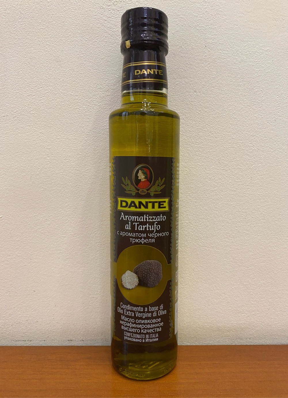 Масло оливковое Dante Чёрный Трюфель Extra Virgin 250 Италия