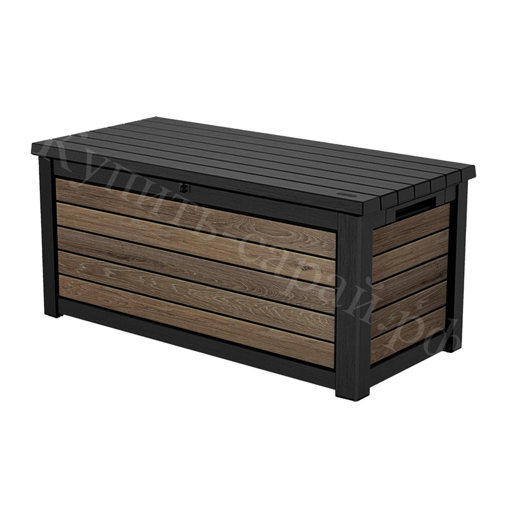 Пластиковый сундук Keter Deco Deck 630 л brown