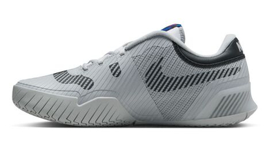 Мужские кроссовки теннисные Nike Air Zoom Vapor 11 Attack - light smoke grey/white/signal blue/black