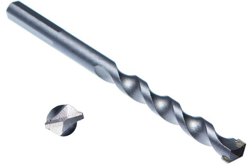36-7-080 Сверло по бетону 8 х 120 мм, две режущие кромки, 3-гранный хвостовик, оксидированное