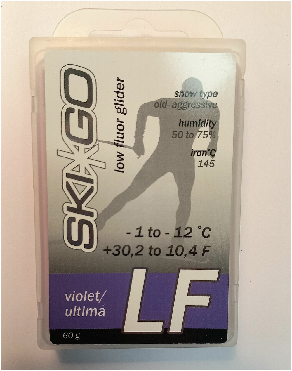 SkiGo  LF Violet -1 до -12°C (для жестк., абразивн. снега)