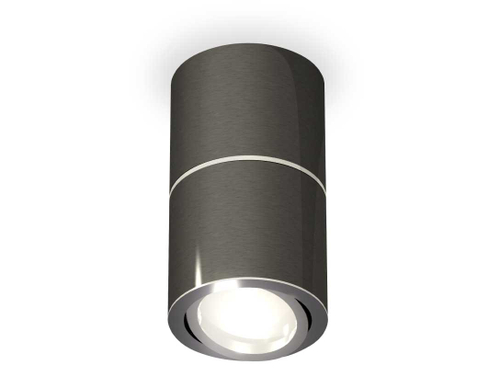 Комплект накладного светильника Ambrella light Techno Spot XS7403040 DCH/PSL черный хром/серебро полированное (C7403, A2070, C7403, N7003)