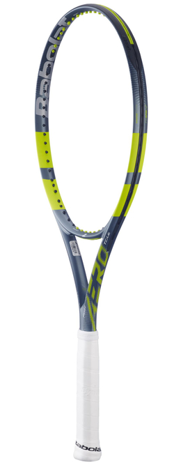 Теннисная ракетка Babolat Pure Aero Team Gen-9 - metallic dark forest/yellow + струны