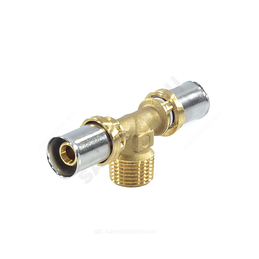 Тройник МП латунь пресс Дн 26х3/4"х26 НР RM153 Giacomini RM153Y049