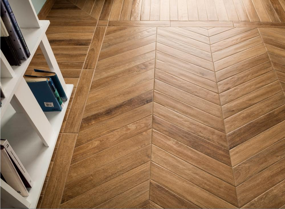 Rondine Vintage Brune Chevron 7.5x40.7