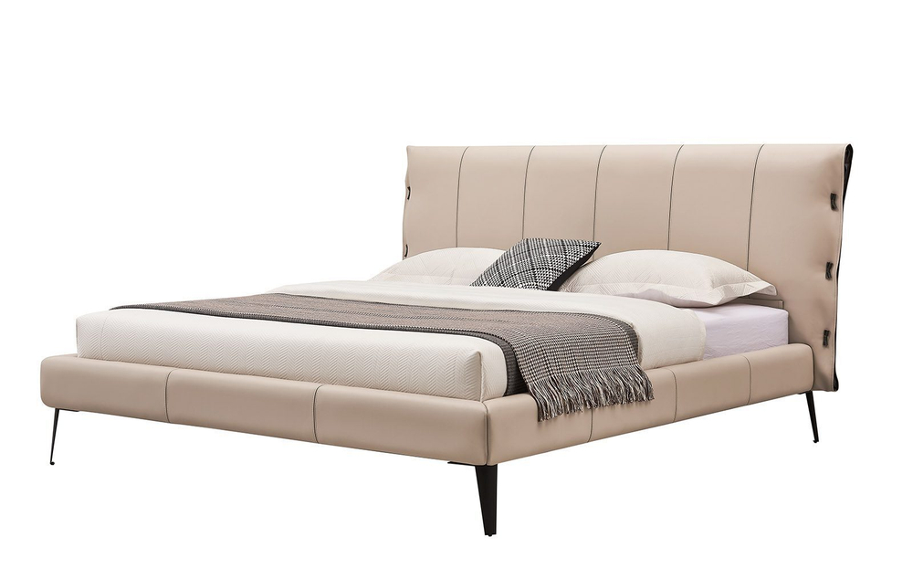 Кровать 1727 бежевая