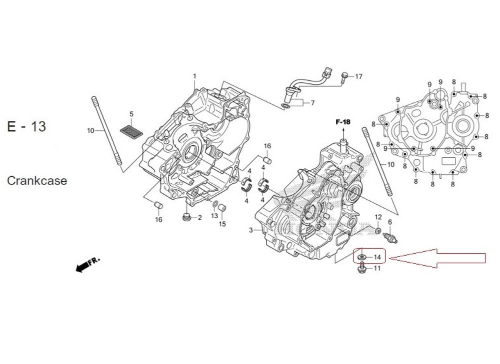 94109-12000. WASHER, DRAIN PLUG, 12MM