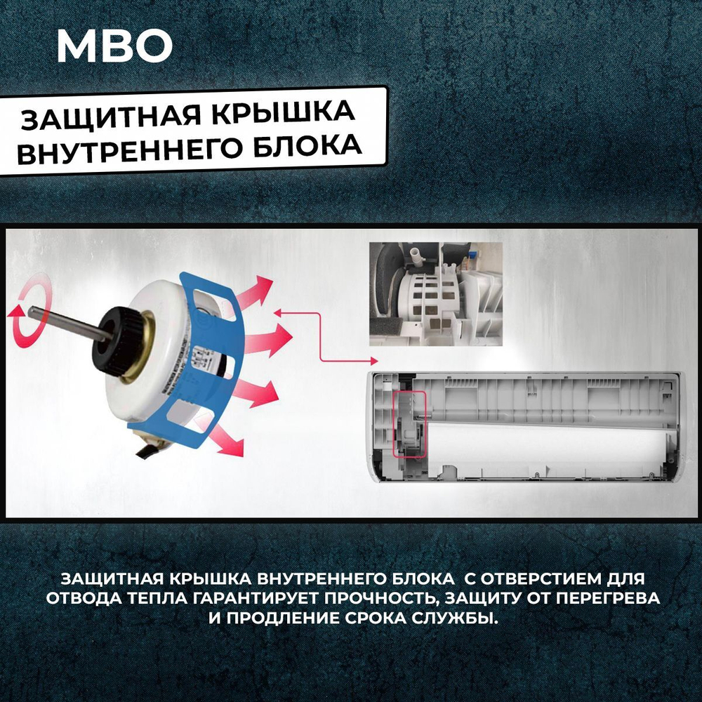 Сплит-система MBO M-1 MBO-12HN1, для помещения до 35 кв.м.