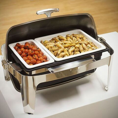 Гастроемкость 1/3;фарфор;1,9л;,H=65,L=325,B=176мм;белый (Цвет: белый)