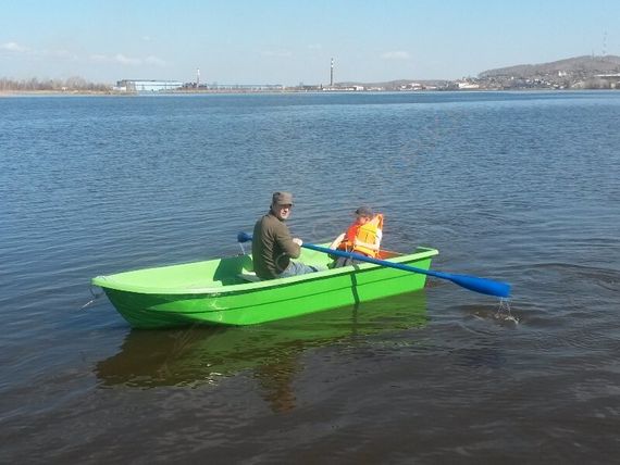 Моторно-гребная лодка картоп Легант-345 ( 2 рундука )