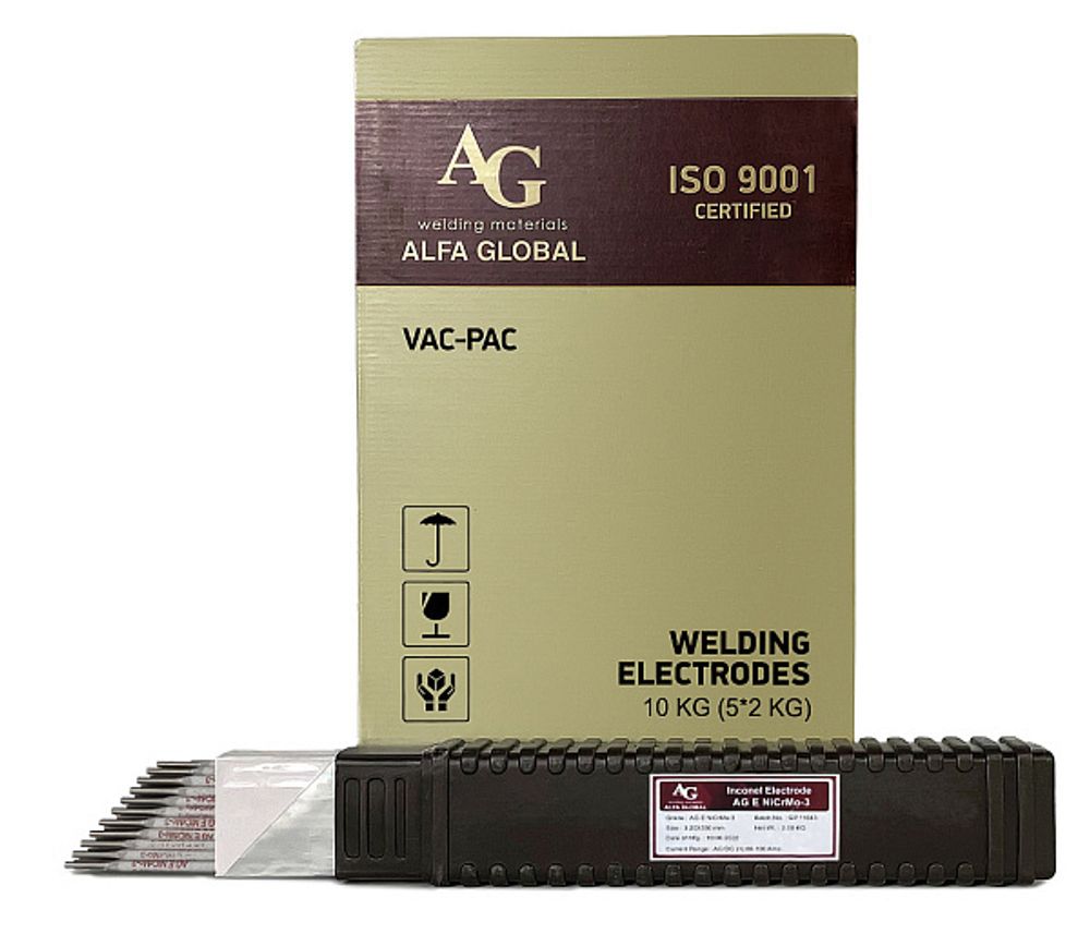 Электроды AG E NiCrMo-3 d= 4,0*350 2,0кг VAC-PAC