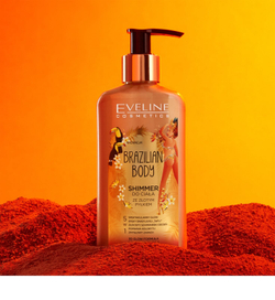 Eveline Cosmetics Brazilian Body - эмульсия для тела с блеском /   150  ml  / GTIN 5903416040187