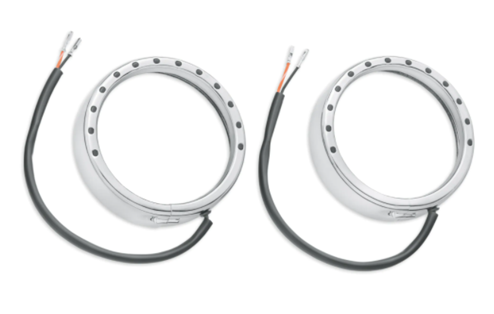 61400094 ОБОДОК ДОПОЛНИТЕЛЬНЫХ ФАР С ПОДСВЕТКОЙ  /СТАЛЬ ОБТОЧКА/ -70%