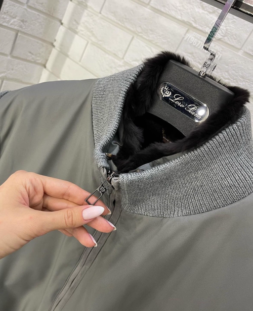 Бомбер Loro Piana с мехом