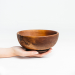 Деревянная тарелка Art of Siberia из сибирского кедра, глубокая, 18 см. T95