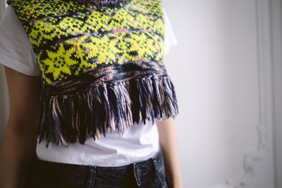 Рецепт № 8 "Манишка с бахромой"