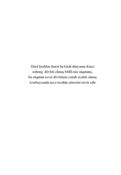 İkinci respublikanın sonu
