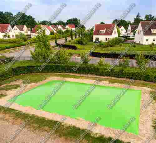 Надувная подушка «Зелёная долина» для установки в грунт, 20×10×2,5 м