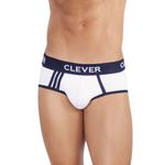 Мужские трусы брифы белые Clever CLEVER PIPING BRIEF 500101
