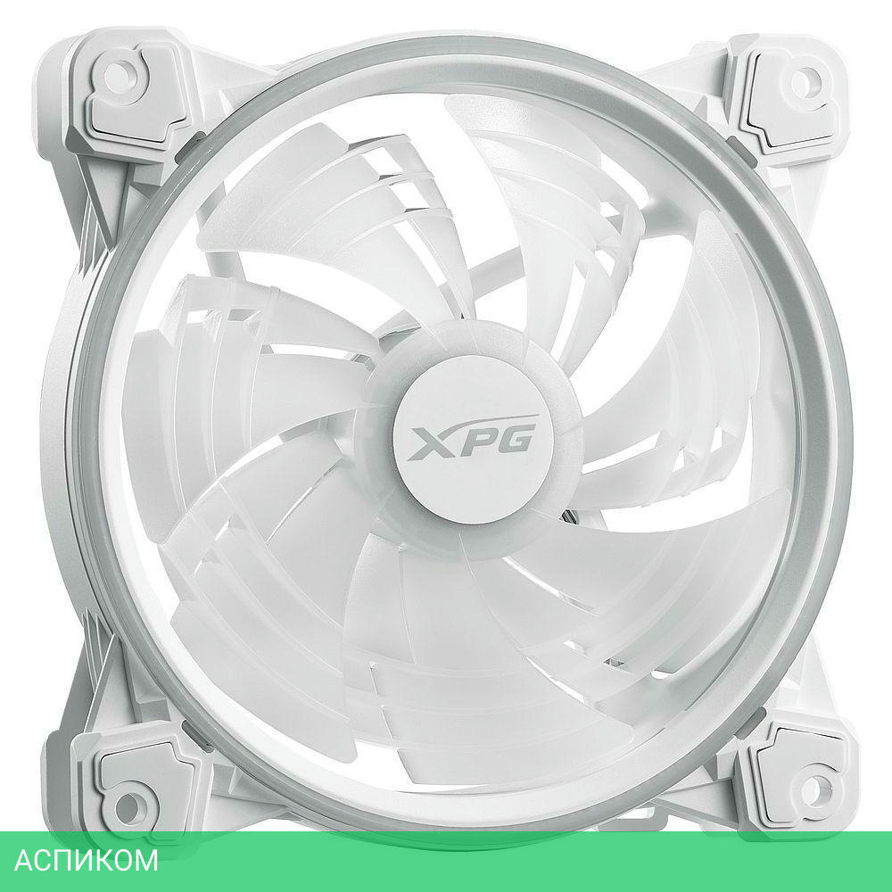 Кулер для корпуса XPG Hurricane 120 ARGB PWM белый (HURRICANE120ARGBPWM-WHCWW)