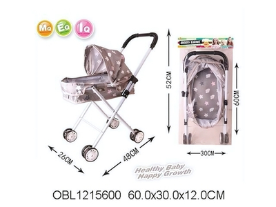 Коляска для кукол лежачая 26*48*52 см. пакет 918-11