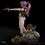 Фигурка Реви Пираты Чёрной лагуны Revy Black Lagoon Rebecca