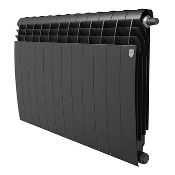 Радиатор Royal Thermo BiLiner 500 VDR Noir Sable - 12 секций нижнее подключение (правое)