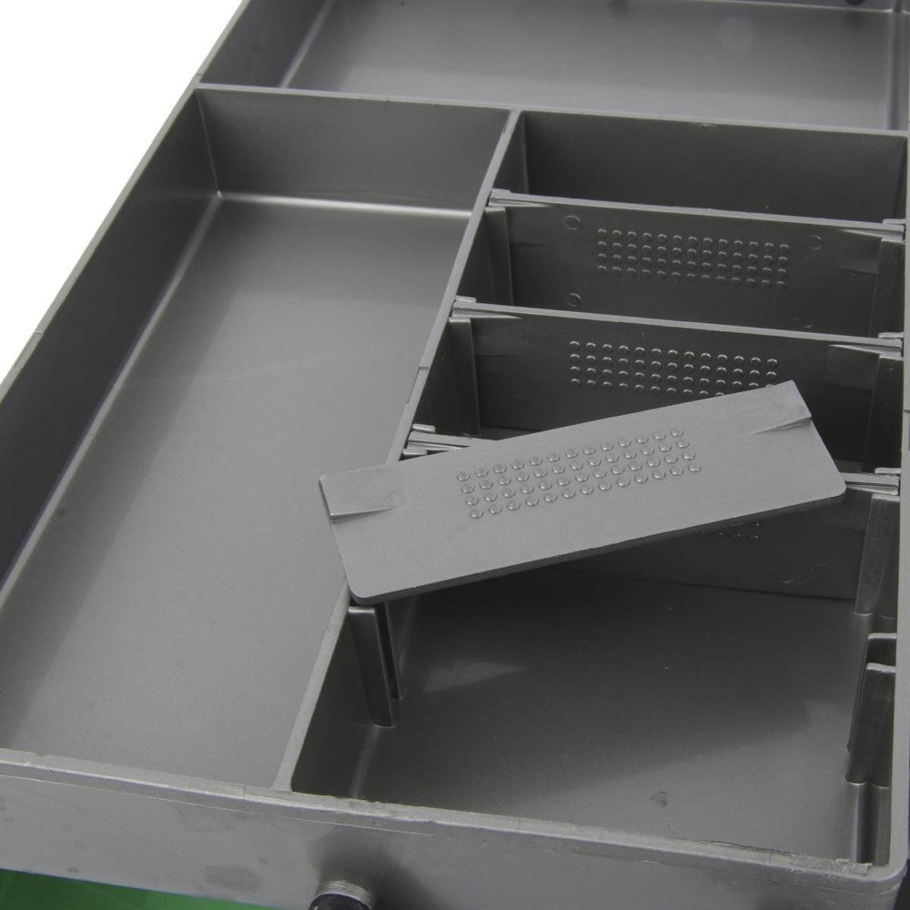 Ящик рыболовный для хранения снастей двухполочный синий