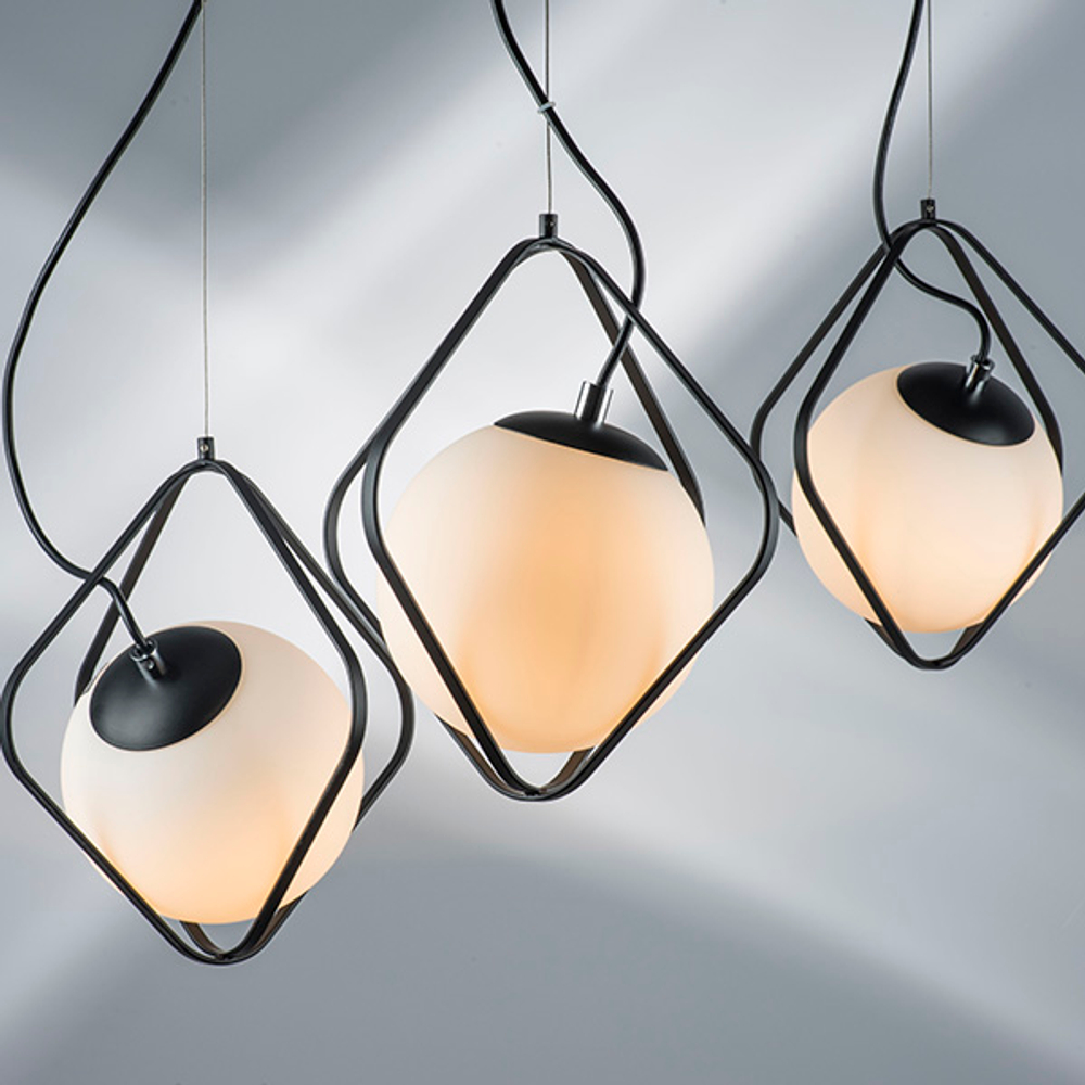 803317 Подвес GLOBO 1х6W(led) G9 ЧЕРНЫЙ