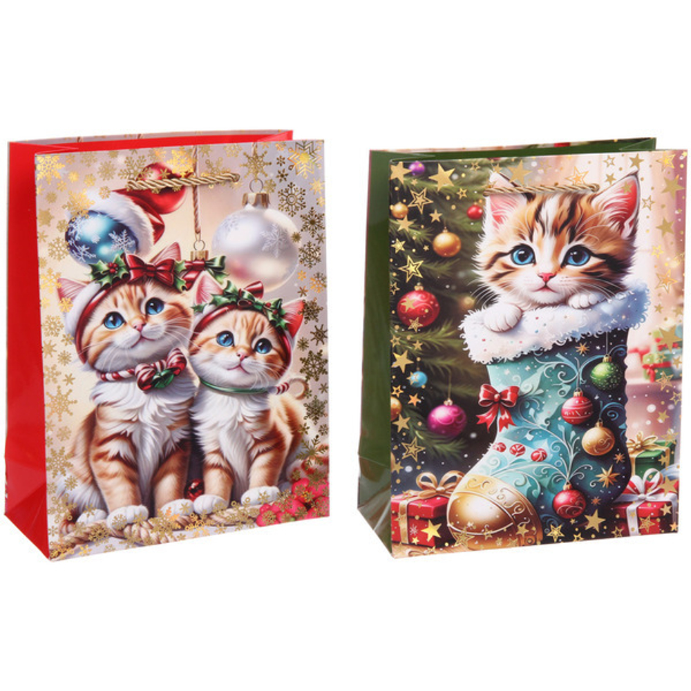 Пакет подарочный «Милые животные» 18*23*8 см, микс