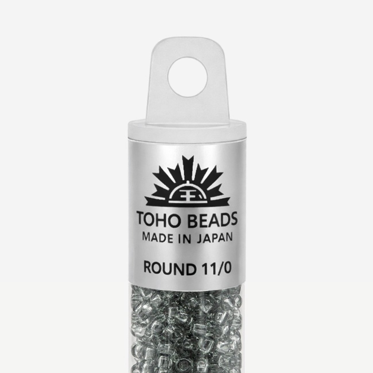 Японский бисер TOHO Round 11/0 (№9), прозрачный
