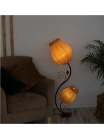 Торшер напольный с абажуром в гостиную современный