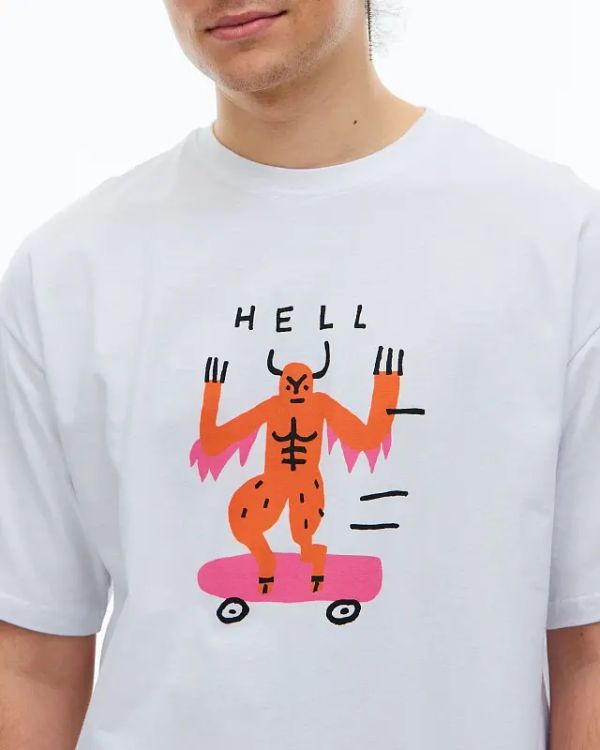 Футболка 374 Hell белая - фото 5