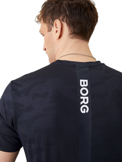 Футболка мужская теннисная Björn Borg Performance T-shirt - night sky